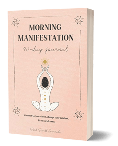 Morning manifestation journal (PDF or Book on Amazon)