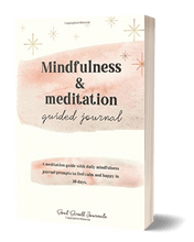 Load image into Gallery viewer, Mindfulness &amp; meditation guided journal (Book or PDF)