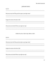 Load image into Gallery viewer, goal setting worksheet