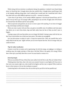 mindfulness and meditation guided journal pdf