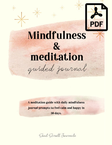 mindfulness and meditation guided journal pdf