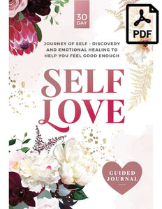 Self-Love guided journal (Book or PDF)