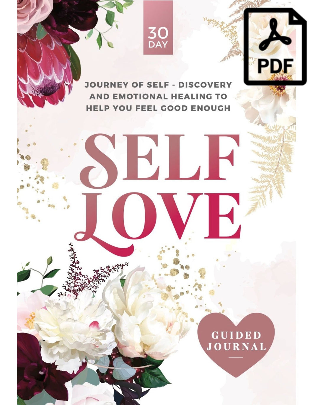 Self-Love guided journal PDF